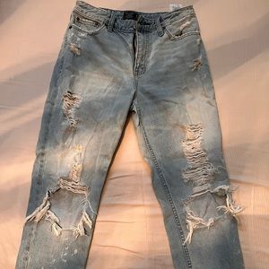 Abercrombie jeans distressed